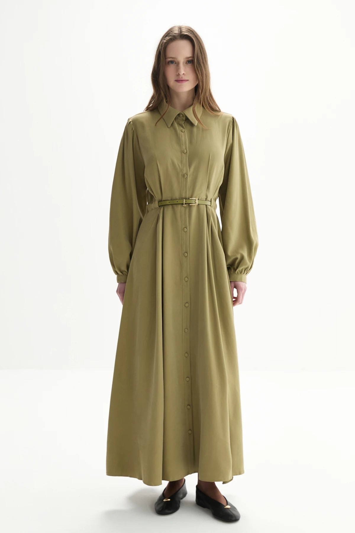 Premium Belted Dress