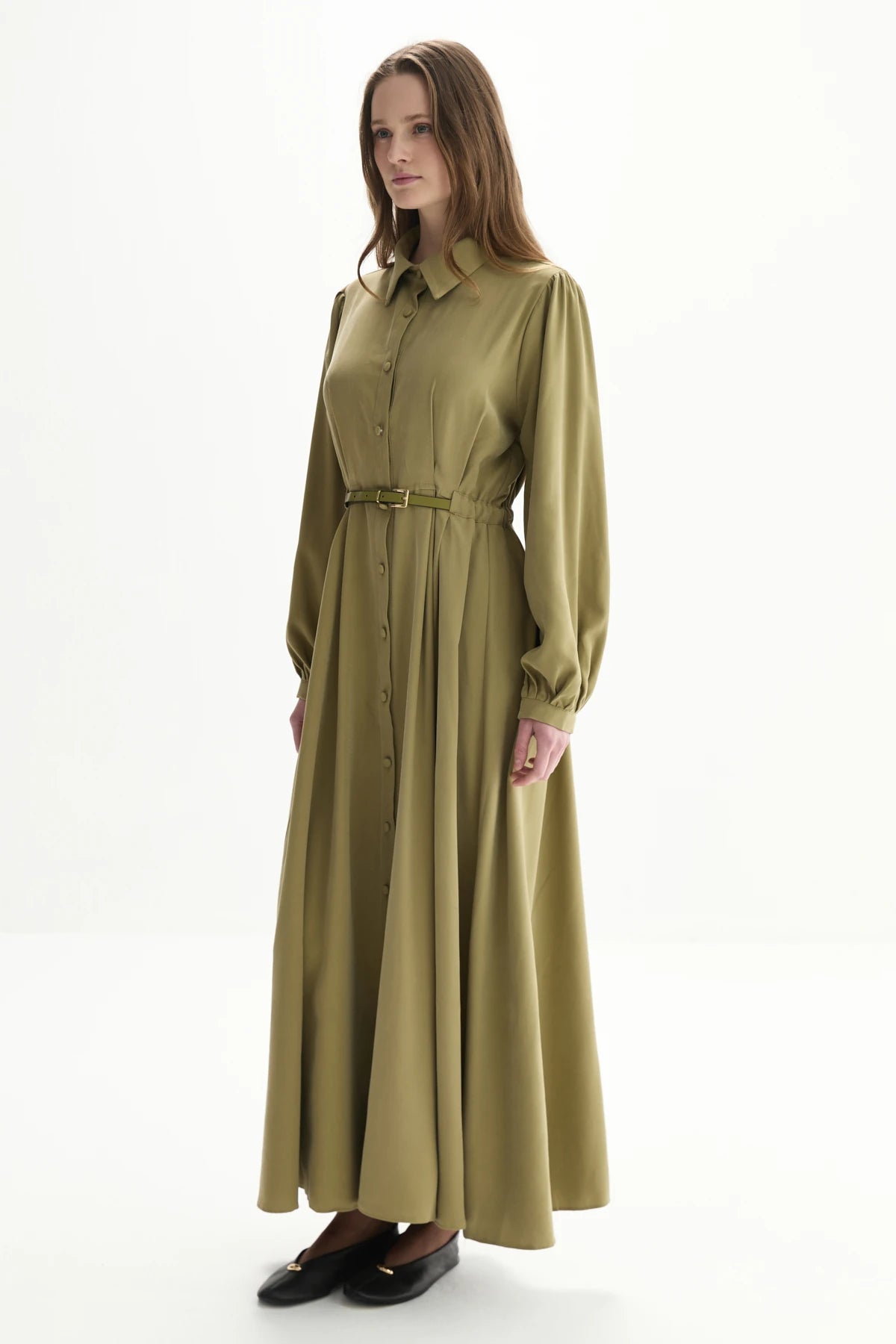 Premium Belted Dress