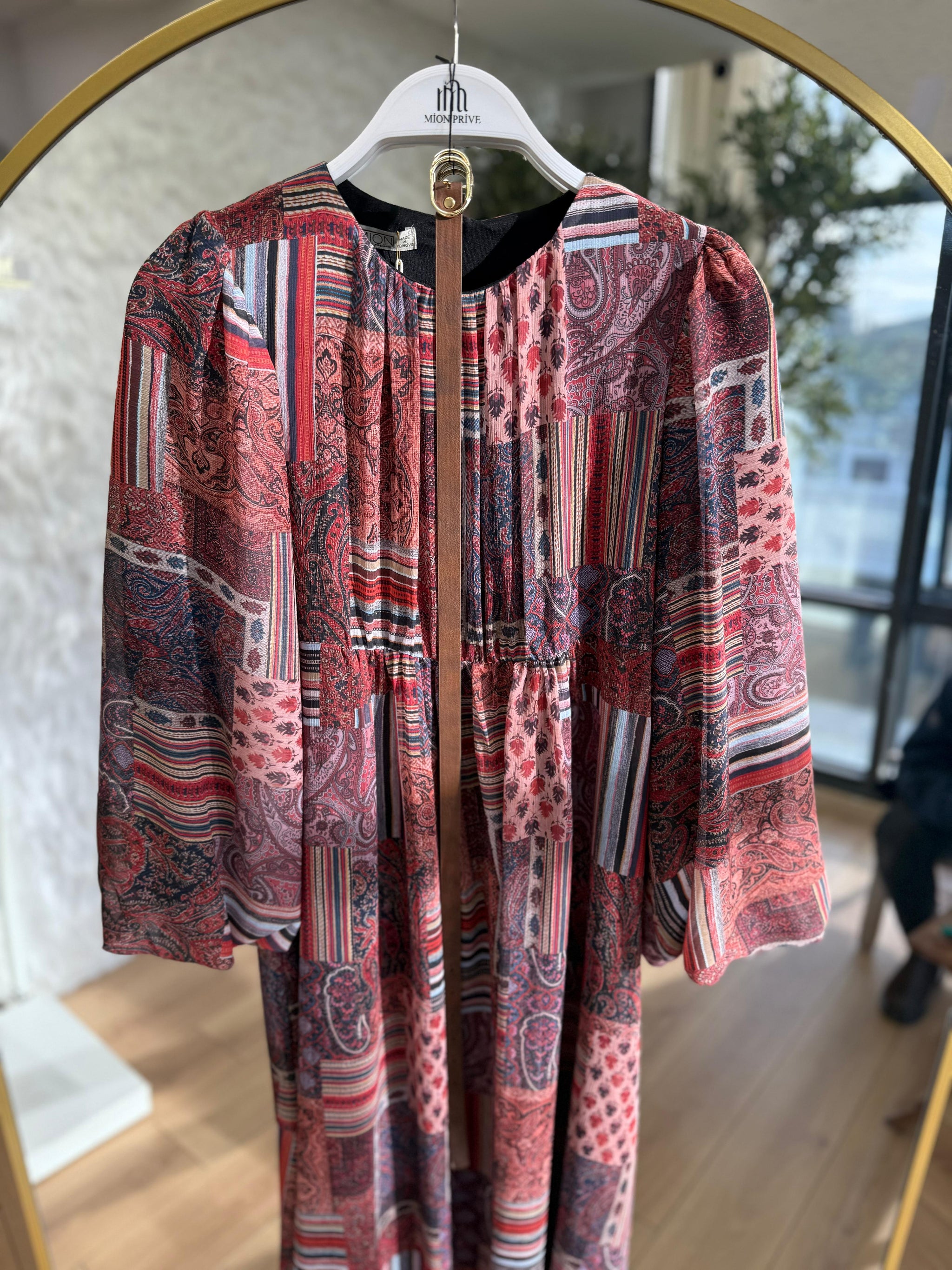 Chiffon Patchwork Dress