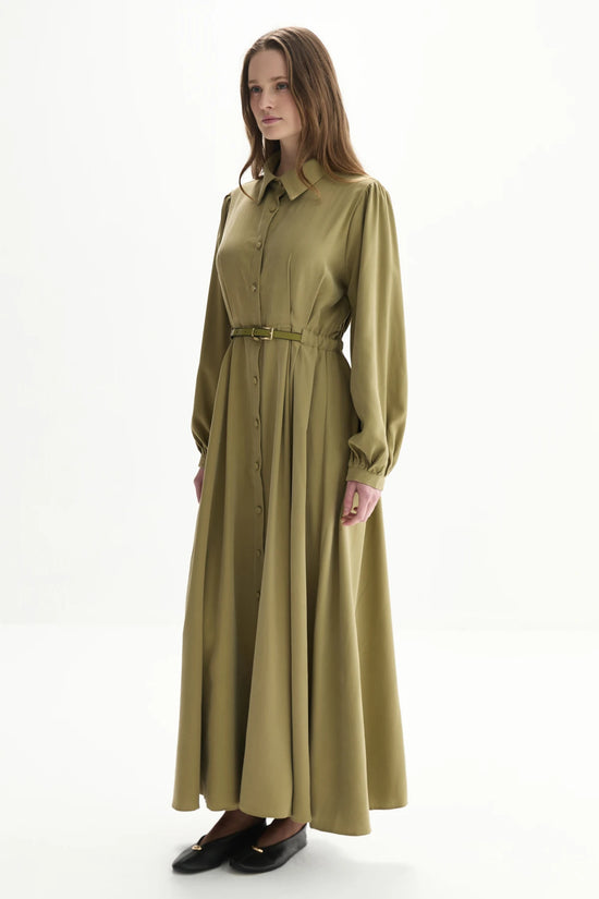 Premium Belted Dress
