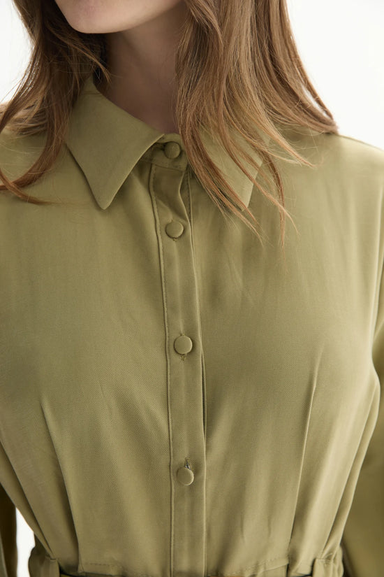 Premium Belted Dress