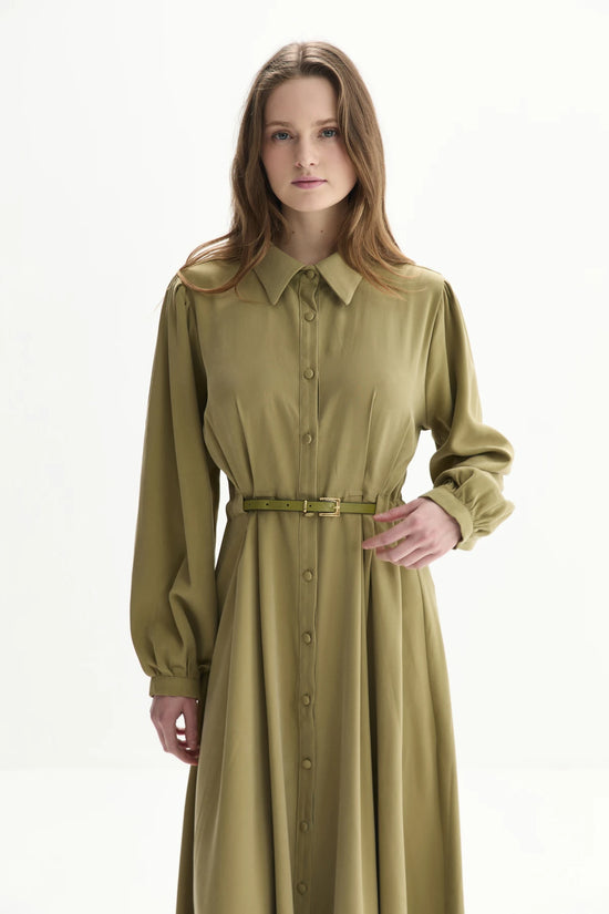 Premium Belted Dress